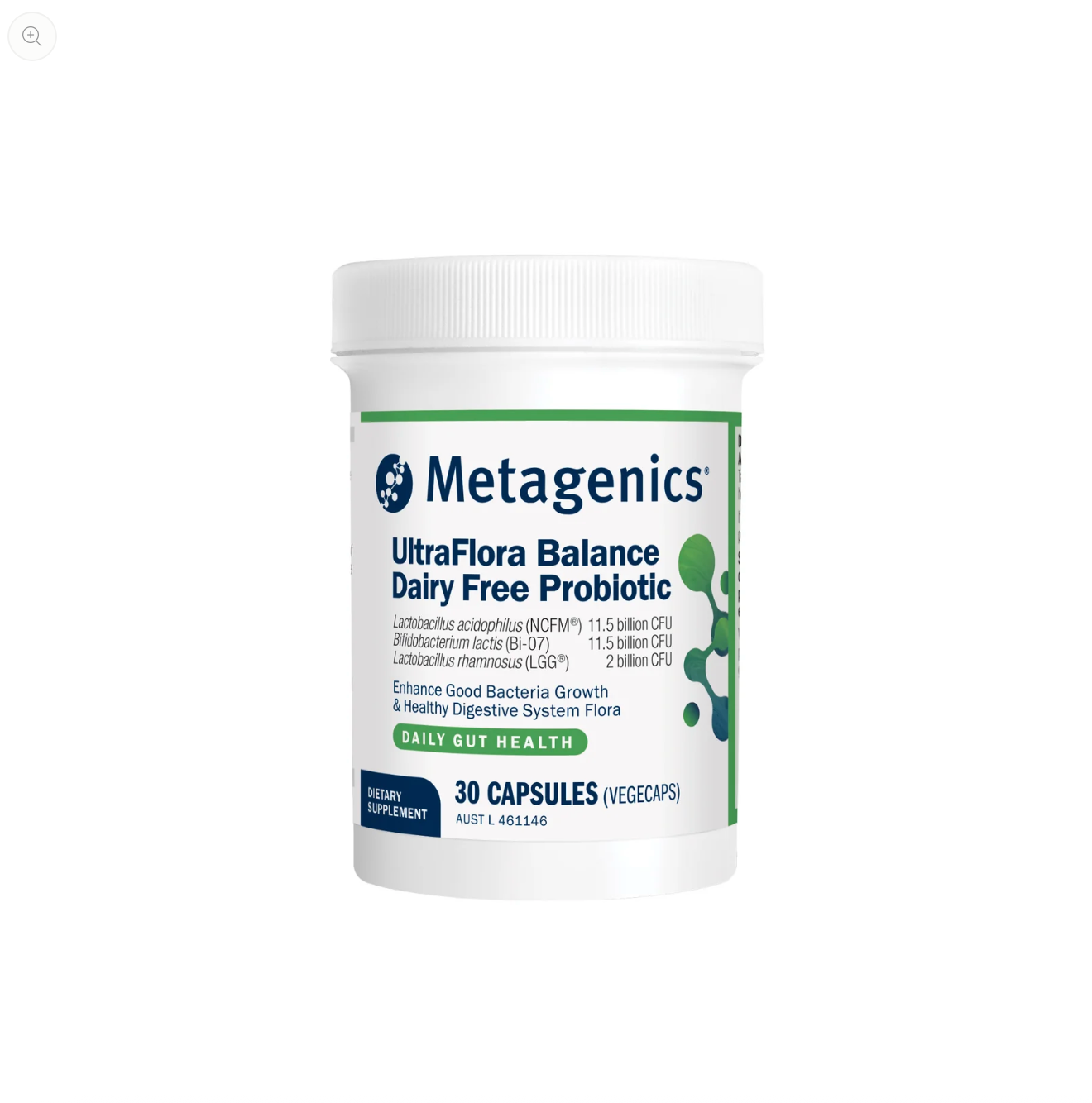 Metagenics UltraFlora Balance Dairy Free Probiotic 30 Capsules